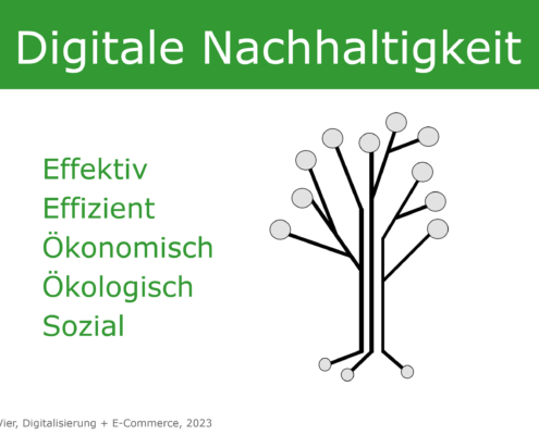 Digitale Nachhaltigkeit: Effektiv, Effizient, Ökonomisch, Ökologisch, Sozial