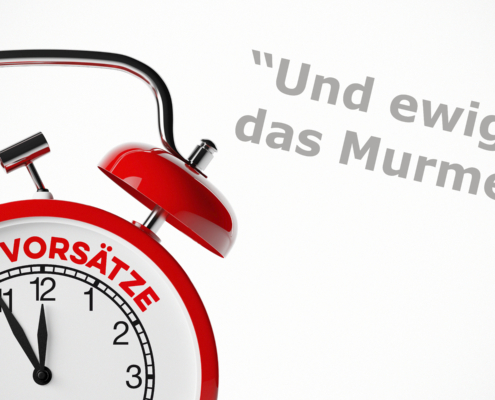 Gute Vorsätze für das neue Jahr - Veränderung in kleinen Schritten